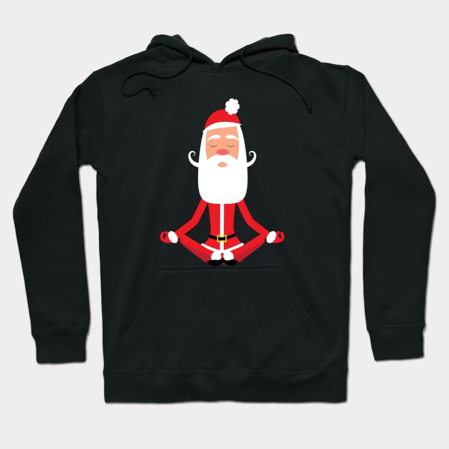 Yoga Santa Hoodie by thedysfunctionalbutterfly